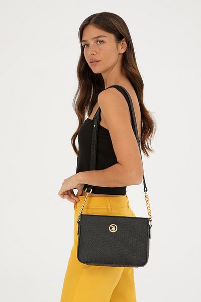 U.S. Polo Assn. Women's Black Crossbody Bag 50293651 -Vr046