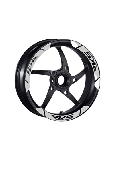 RKS Uyumlu Beyaz Geniş 1 Set Jant Şeridi