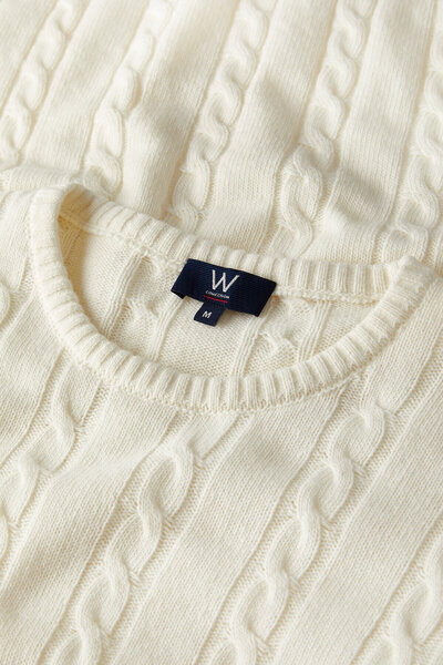W Collection Ekru Yün/polyamid Triko Kazak