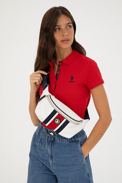 U.S. Polo Assn. White Women's Waist Bag - 50293681 -Vr013
