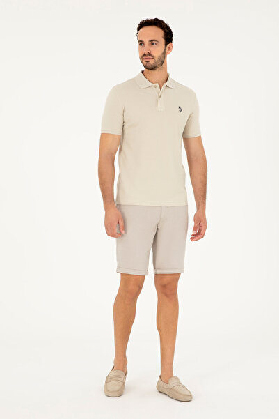 U.S. Polo Assn. Men's Stone Basic T-Shirt 50294223-Vr049