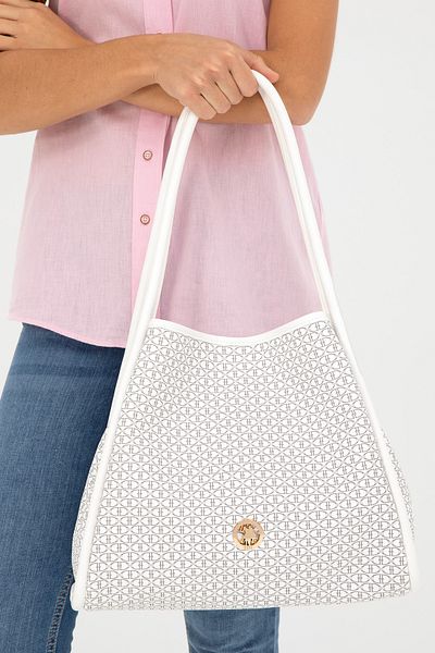 U.S. Polo Assn. Women's White Shoulder Bag 50293713 -Vr013