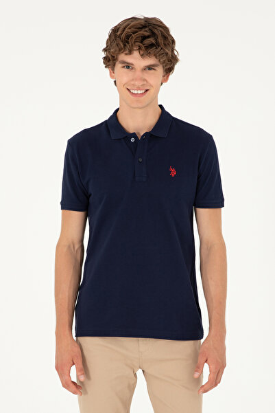 U.S. Polo Assn. Erkek Lacivert Basic Tişört 50294223-VR033