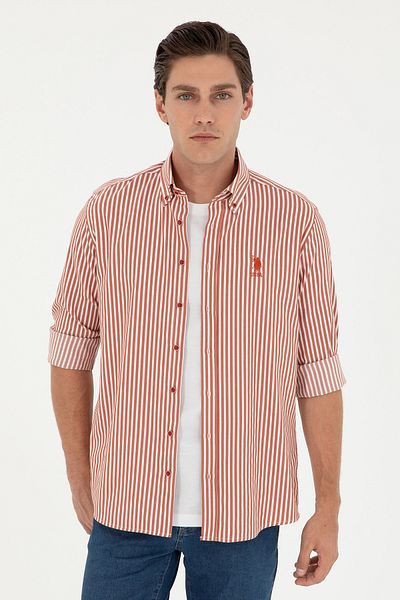 U.S. Polo Assn. Мъжка риза с дълъг ръкав Tile 50294208 -Vr031