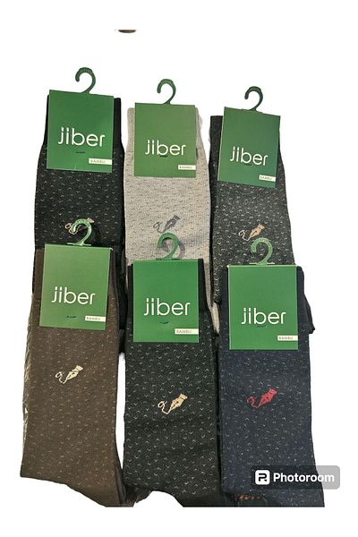 jiber tekstil Συσκευασία με 6 ανδρικές κάλτσες Jiber Bamboo