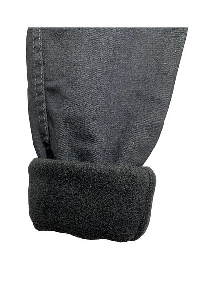 TAVUSKUSHU Welsoft Elastic Waist ici polar Men's Personality Thick Trousers