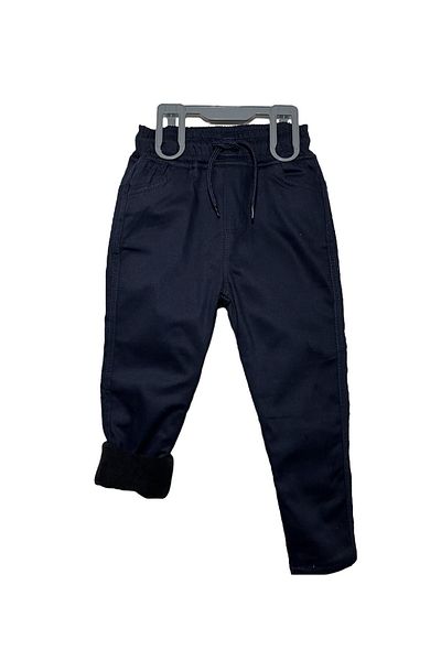 TAVUSKUSHU Welsoft Elastic Waist ici polar Men's Personality Thick Trousers