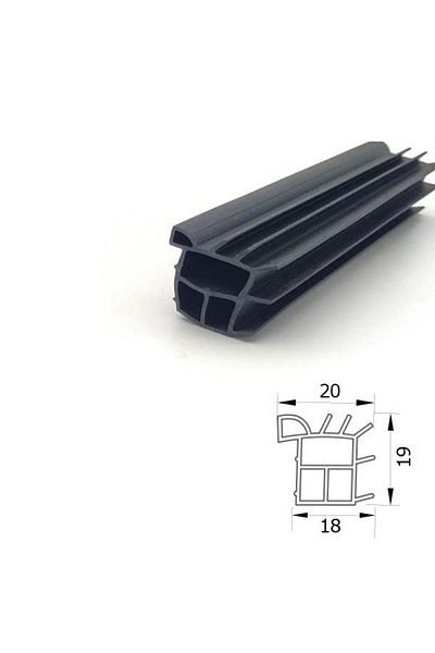 CONTACALL Steel Door - Case Wick - Steel Door Gasket 6 Meters Black Clk 109ıs