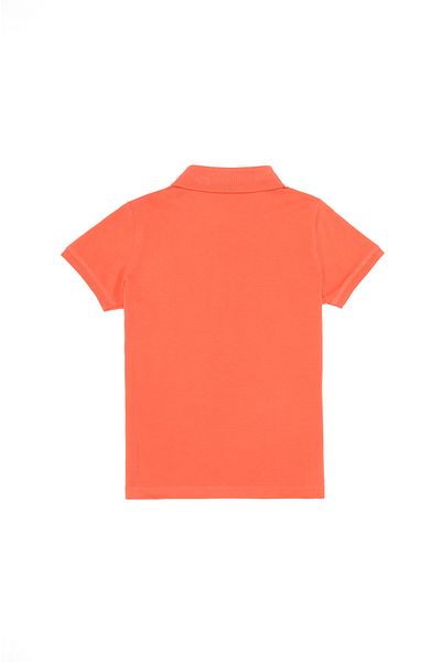 U.S. Polo Assn. Tricou de bază cu gât polo Salmon pentru băiat 50262958 -VR047