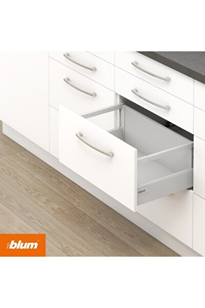 Blum Tandembox Antaro Yüksek Bordürlü (D) Bas Aç 40 Cm Gri