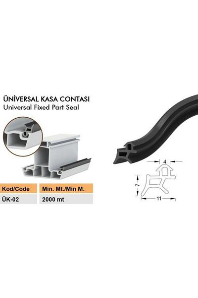 CONTACALL Pimapen PVC Door Window Replacement Wick Gasket 5 Meters Black