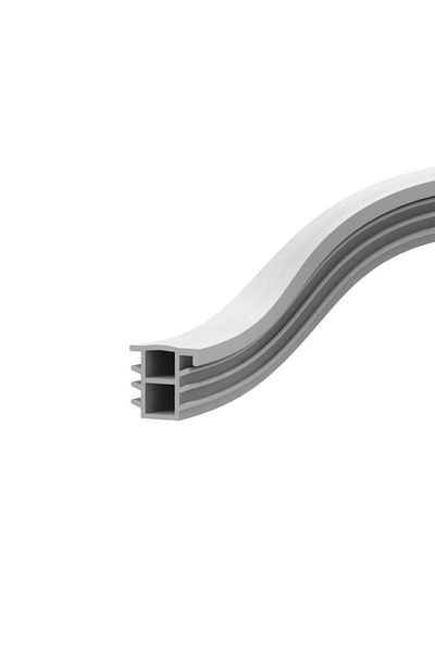 CONTACALL 6 Meters Black Steel Door Wick Gasket