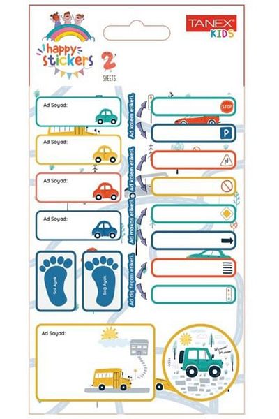 Tanex Tnx-203 Primary School Name-Name Tag 2 Pack