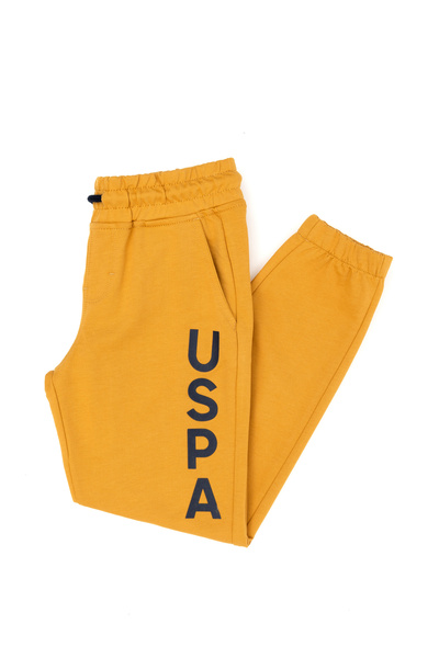 U.S. Polo Assn. Pantaloni de sport pentru băiat, muștar, 50269416-VR072