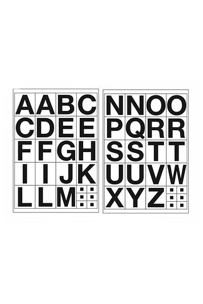 Tanex Stc-513 Letter Label 24mm Bold 2 Pack