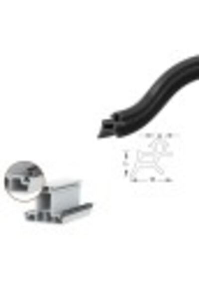 CONTACALL Pimapen Pvc Kapı Pencere Değiştirme Fitili Contası 30 Metre Siyah