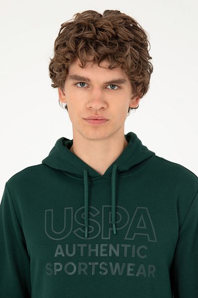 U.S. Polo Assn. Men's Dark Green Sweatshirt 50293439 -Vr079