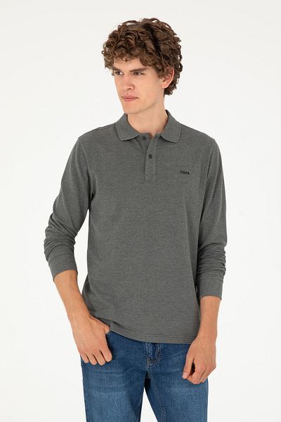 U.S. Polo Assn. Ανδρικό φούτερ Anthracite Melange Basic 50295169 -vr081