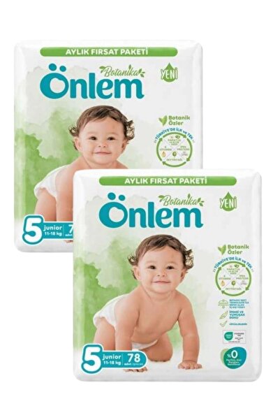 ÖNLEM Botanika 5 Numara Bebek Bezi Fırsat Paketi Junior 78 Adet X 2 Paket
