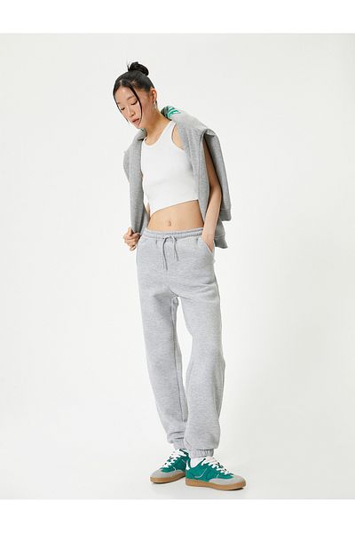 Koton Παντελόνι Jogger με δεμένη μέση και τσέπες