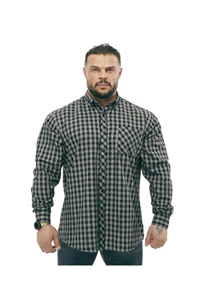 BGSM قميص حطاب شتوي كبير الحجم للرجال BGSM 5055