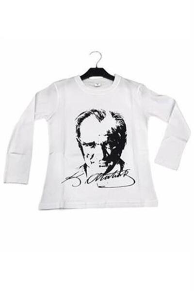 EREN STYLE Tricou cu mânecă lungă cu imprimeu Ataturk