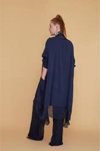 Bohem Stil Італійська шовкова блуза-кафтан великого розміру