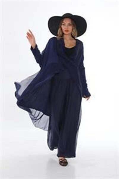 Bohem Stil Італійська шовкова блуза-кафтан великого розміру