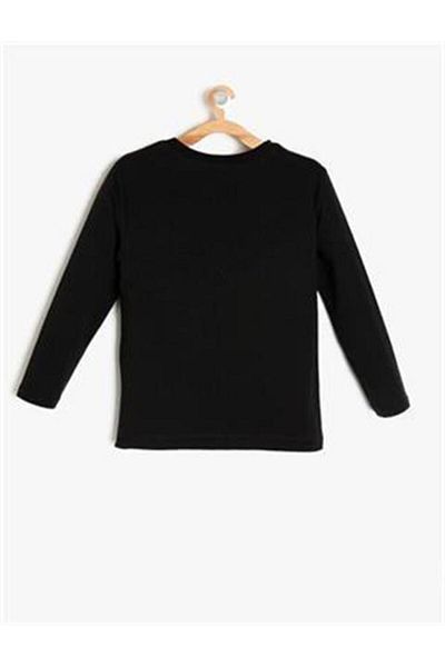 EREN STYLE Tricou cu mânecă lungă cu imprimeu Es Atatürk