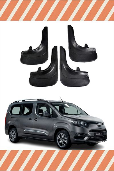 Heda Tex Yb Toyota Proace City Racing Written 4-Piece Leggings Mudguard Mudguard