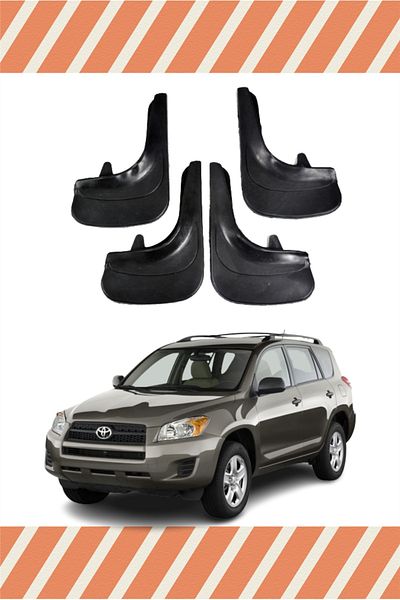 NOVDES Hg Toyota Rav 4 All Cases 4-Piece Dust Cover Mudguard Mud Flap