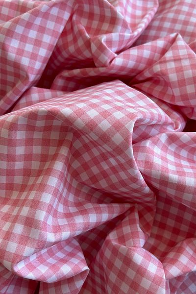 Doray Kumaş Βαμβακερό ύφασμα ποπλίνας με σχέδιο Gingham / DRY 161