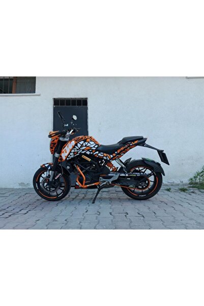 Motiker KTM Duke200 Pirelli Sticker Etiket Kaplama Modeli