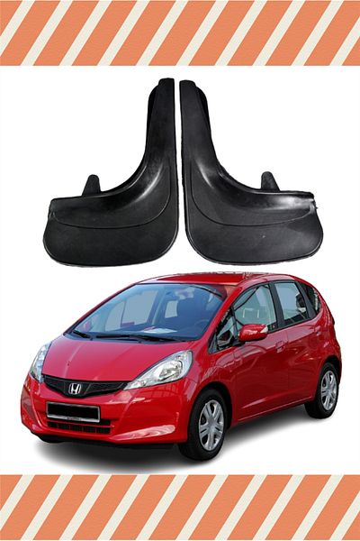 ALPAX OTOMOTİV Hg Honda Jazz 2009-2015 2-Piece Dust Cover Mudguard Mudflap