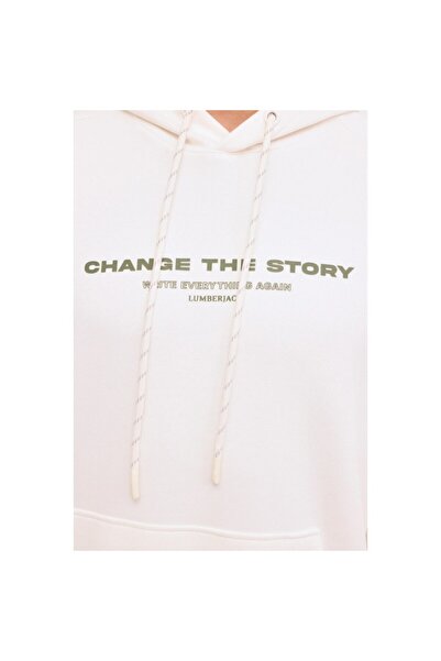 lumberjack Ανδρική κουκούλα με λευκή κουκούλα Filaz