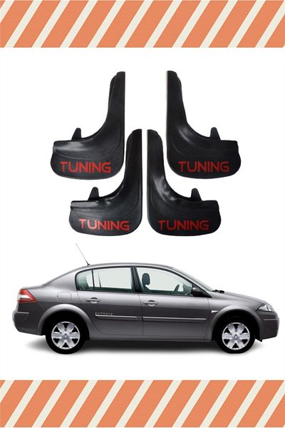 Heda Tex Renault Megane 2 Sd 2004-2010 - Racing Lettered Set of 4 Dust Covers and Leggings
