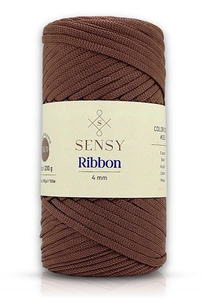 SENSY Premium Ribbon Polyester String 200 Gr Polyester Ribbon Macrame String Copper