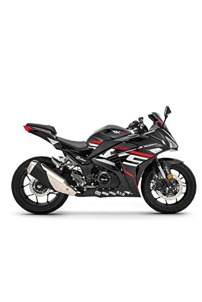 Motiker RKS R250 Alt Sakal Marka Logoları Sticker Etiket Modeli Beyaz