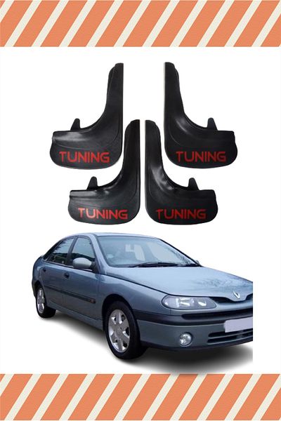 Heda Tex Renault Laguna 1 Tunıng Written 4-Piece Dust Cover Fender Mudflap