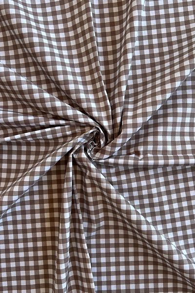 Doray Kumaş Βαμβακερό ύφασμα ποπλίνας με σχέδιο Gingham / DRY 161