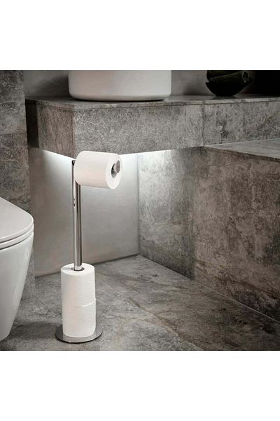 Joseph Joseph Easystore Luxe Stainless Steel Toilet Paper Stand (70594)
