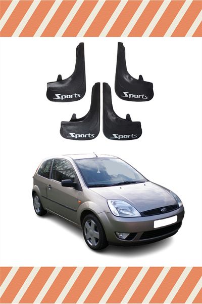 Heda Tex Hg Ford Fiesta 2002-2009 Sports Written 4-Piece Dust Cover Mudguard Mudguard