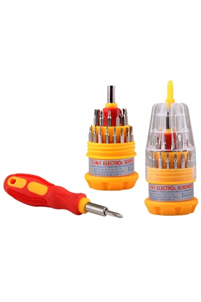 Go İthalat Mini Tornavida Seti 31 Parça Hassas Elektronik Tamir Tornavida Ucu...