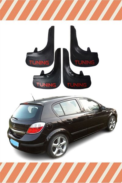 Heda Tex Db Opel Astra H Hb 2004-2015 Tuning Written 4-Piece Dust Cover Mudguard Mudguard