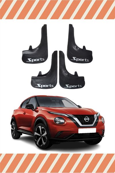 Heda Tex Nissan Juke Sports - طقم مكون من 4 أغطية للغبار مكتوبة