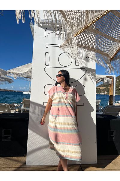 SOLENROSA Πετσέτα θαλάσσης Solenrosa Poncho