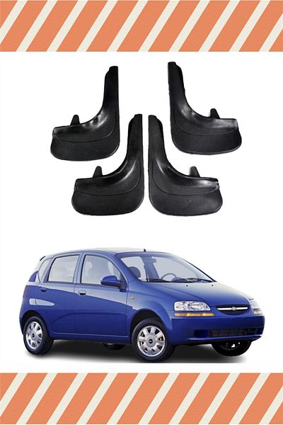 ATALAY TİCARET Chevrolet Kalos Hb All Cases 4-Piece Dust Cover Fender Mud Flap