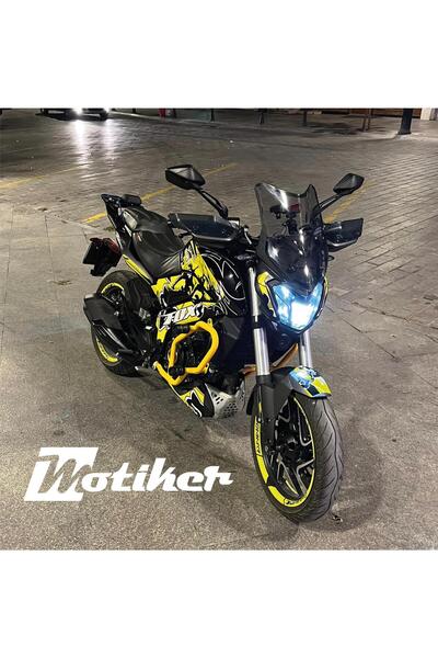 Motiker Bajaj Dominar Dirt Rider Sticker Etiket Kaplama Model