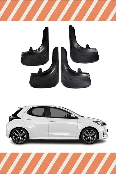 NOVDES Hg Toyota Yaris 4-Piece Dust Cover Mudguard Mudflap