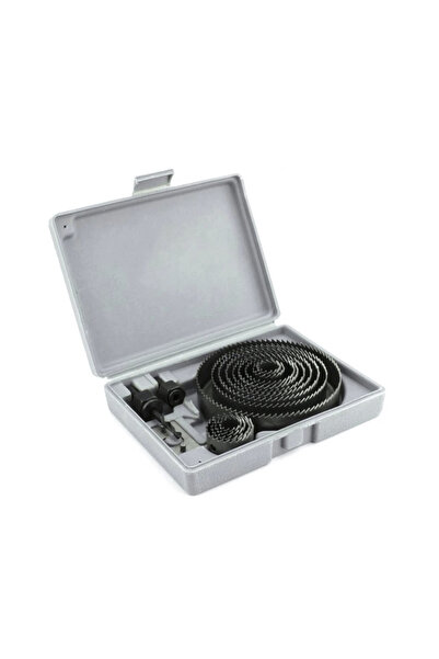 Epilons 16 Parça Panç Seti - Ahşap, Alçıpan ve Plastik İçin Yuvarlak Delik Aç...